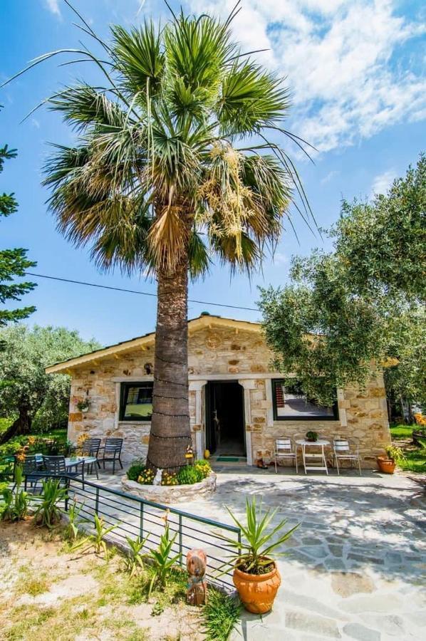 Kastro Stone House Villa Skala Potamia  Luaran gambar