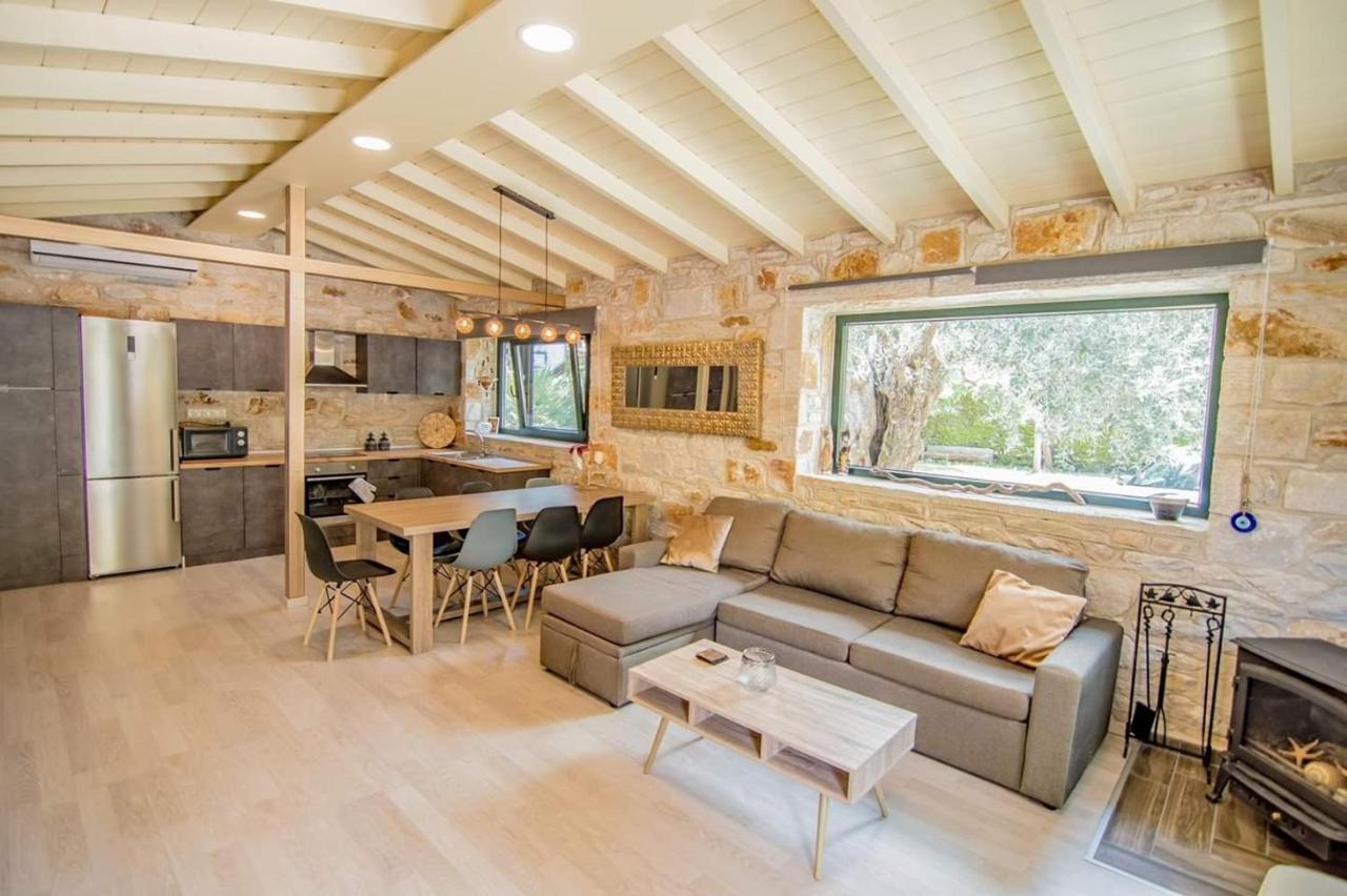 Kastro Stone House Villa Skala Potamia  Luaran gambar