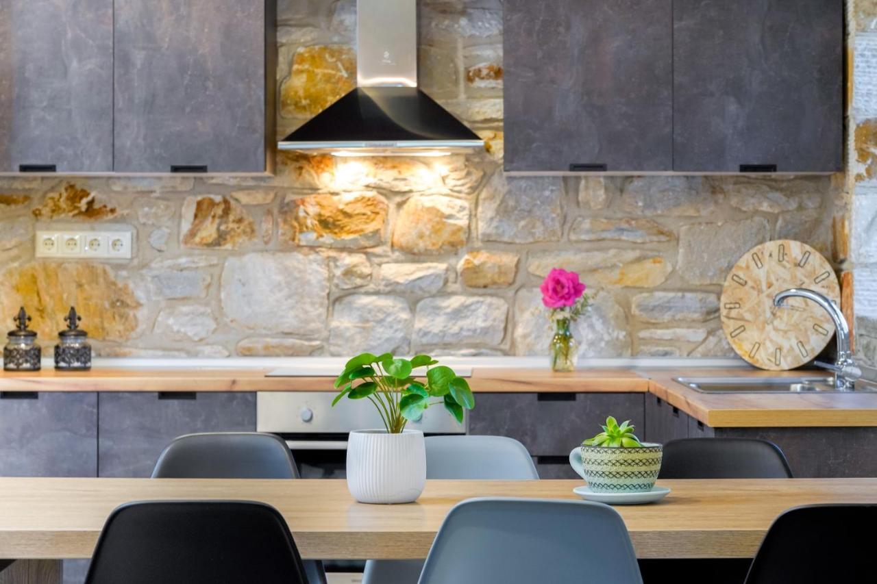 Kastro Stone House Villa Skala Potamia  Luaran gambar