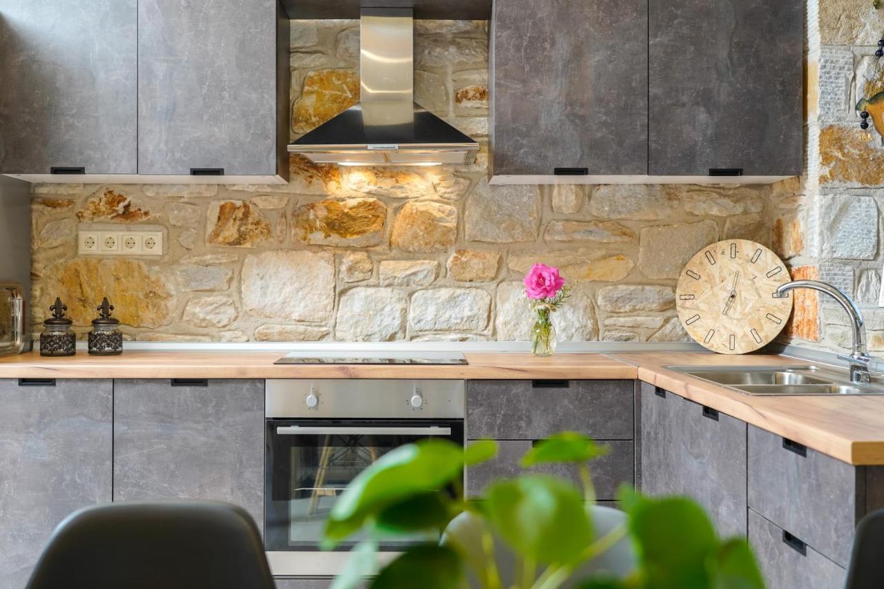 Kastro Stone House Villa Skala Potamia  Luaran gambar